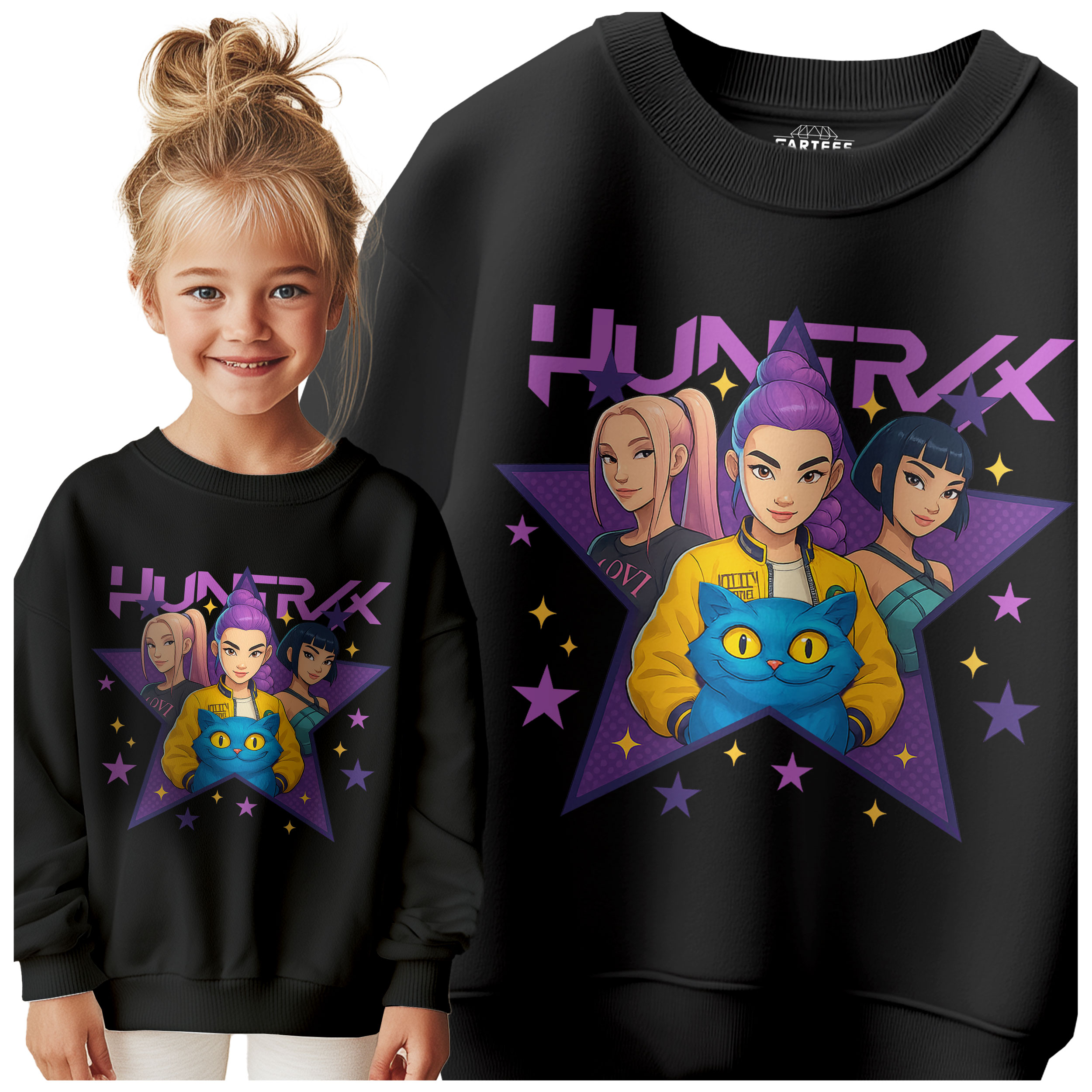 BLUZA HUNTRIX K-POP DEMON HUNTERS ŁOWCZYNIE DEMONÓW
