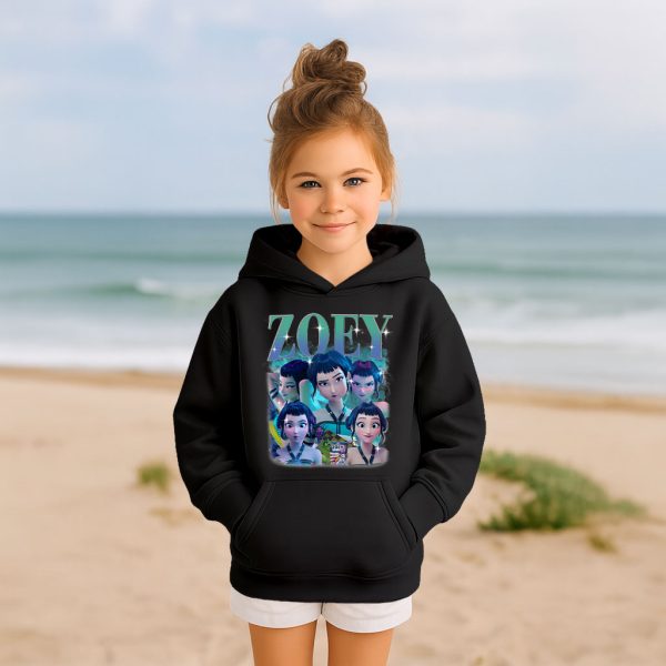 BLUZA HUNTRIX ZOEY K-POP DEMON HUNTERS DZIECIĘCA Z KAPTUREM