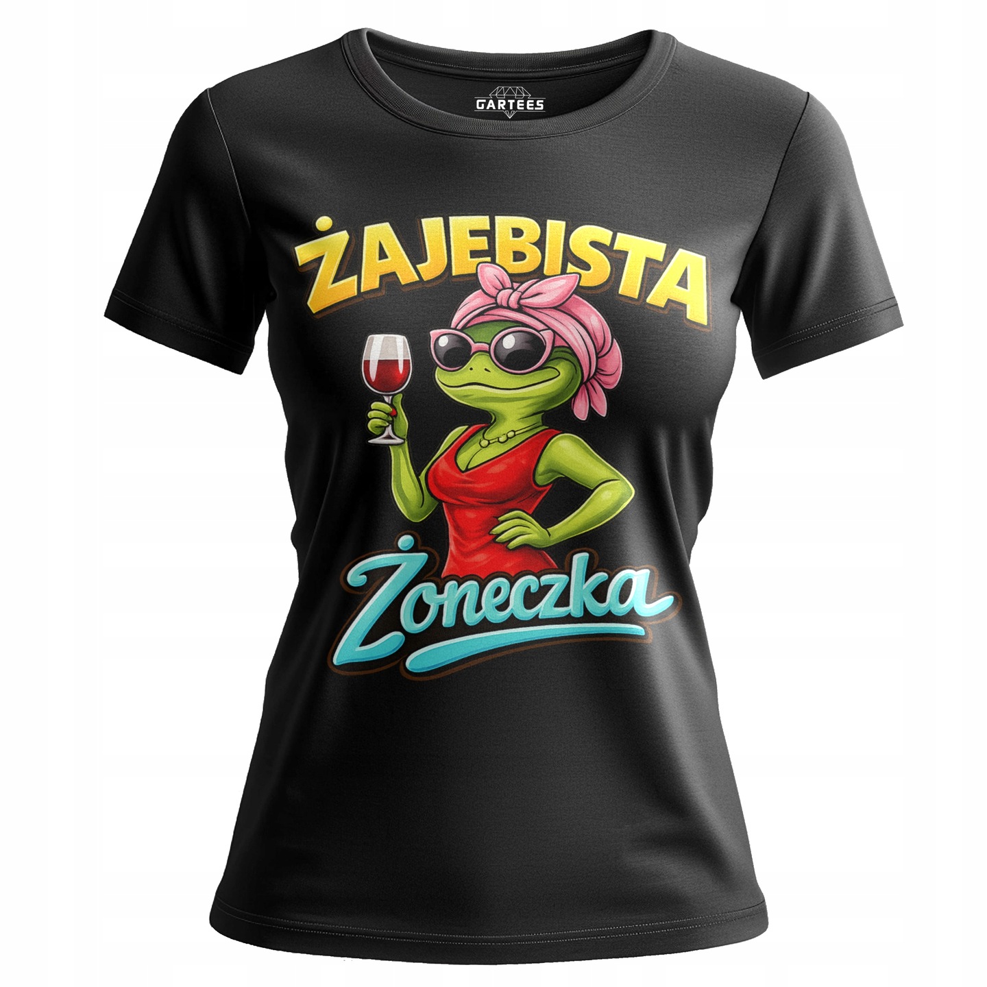 KOSZULKA DAMSKA ŻAJEBISTA ŻONECZKA PREZENT DLA ŻONY NA WALENTYNKI - obrazek 4