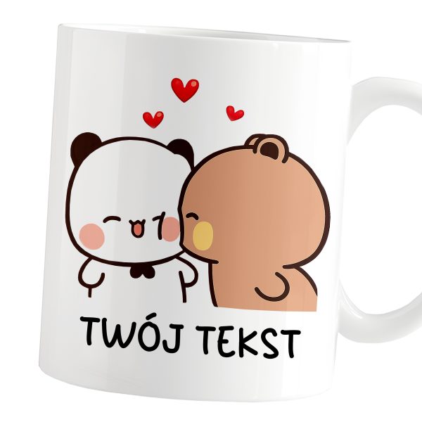 KUBEK BUBU DUDU PERSONALIZOWANT TWÓJ TEKST NA WALENTYNKI PREZENT