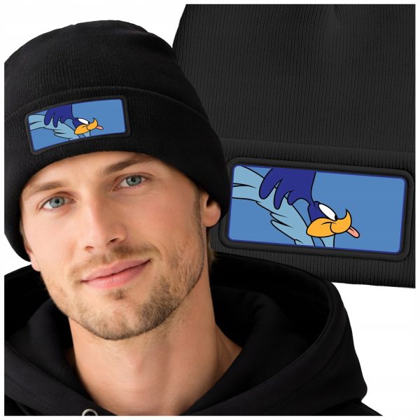 CZAPKA ZIMOWA STRUŚ PĘDZIWIATR LOONEY TUNES ROAD RUNNER PREZENT