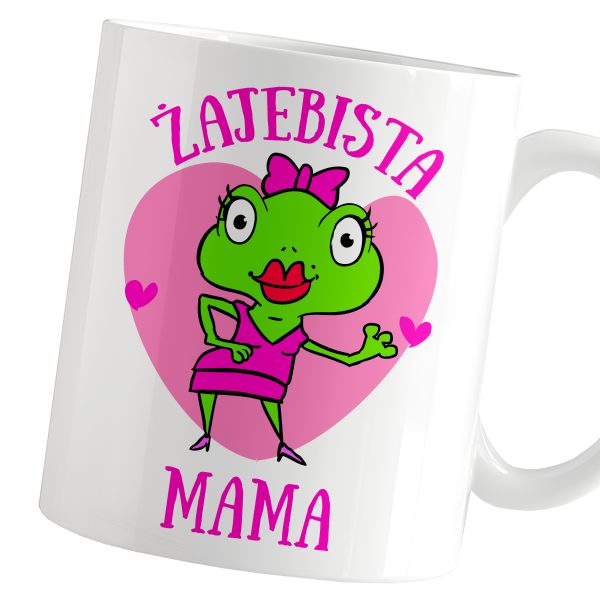 KUBEK ŻAJEBISTA MAMA ŻABKA PREZENT NA DZIEŃ MAMY
