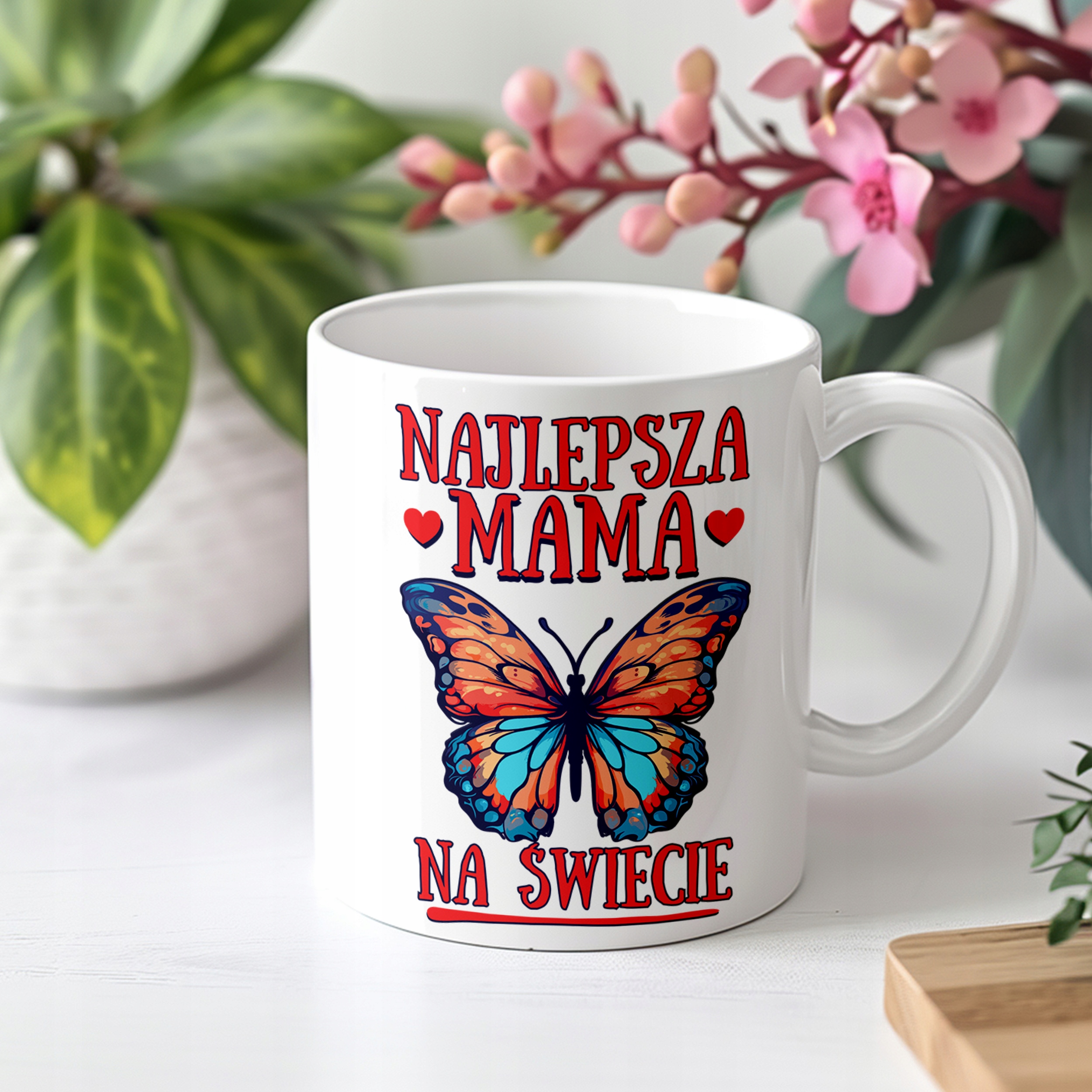 KUBEK DLA MAMY NAJLEPSZA MAMA NA ŚWIECIE PREZENT NA DZIEŃ MAMY - obrazek 2