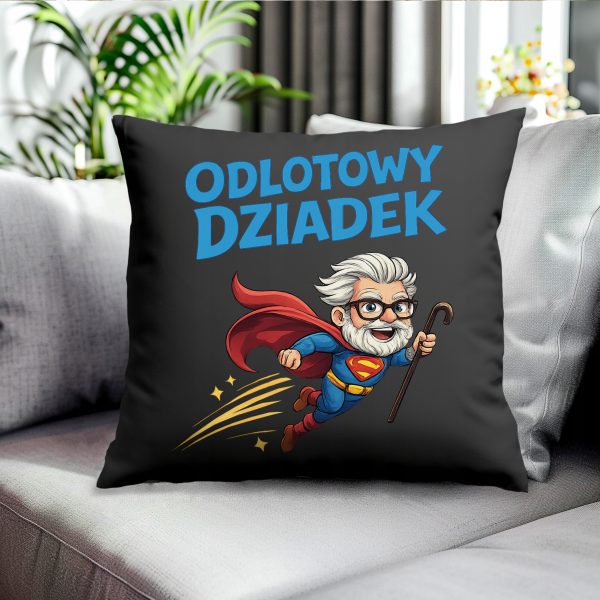 PODUSZKA DLA DZIADKA ODLOTOWY DZIADEK PREZENT NA DZIEŃ DZIADKA