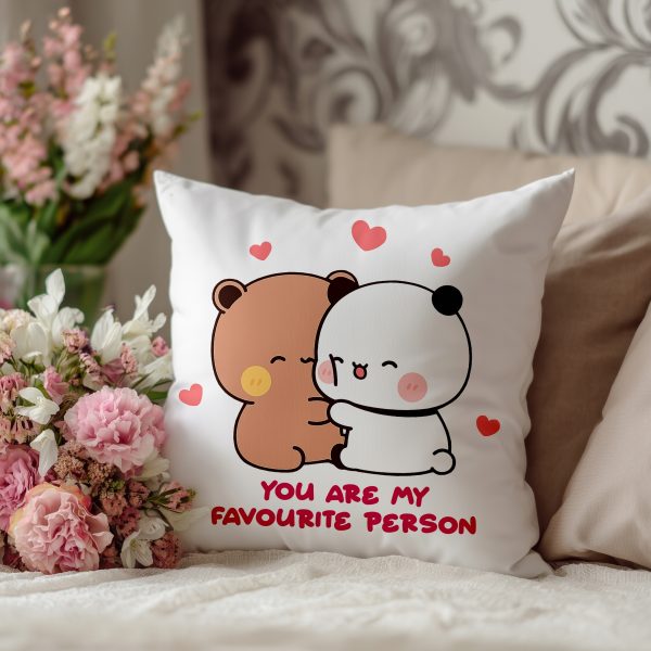 ZESTAW PREZENTOWY BUBU DUDU – YOU ARE MY FAVOURITE PERSON Poduszka + kubek