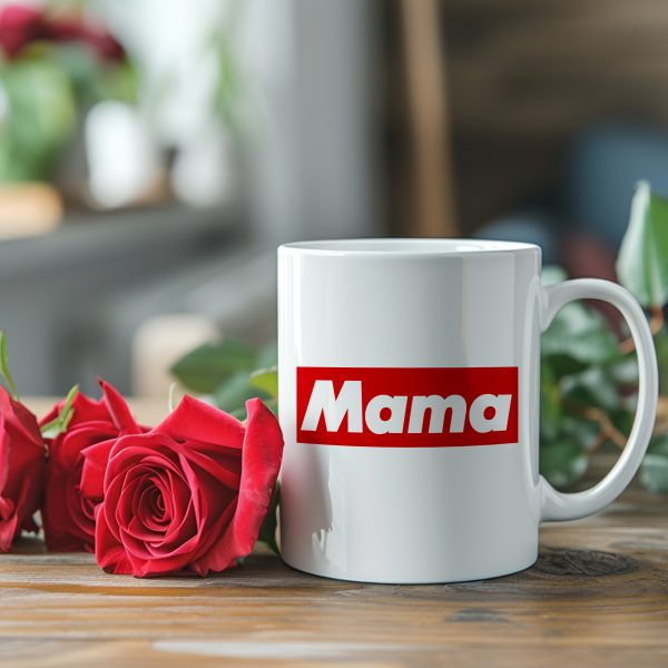 KUBEK Z NADRUKIEM MAMA IDEALNY WYJĄTKOWY PREZENT NA DZIEŃ MAMY NADRUK