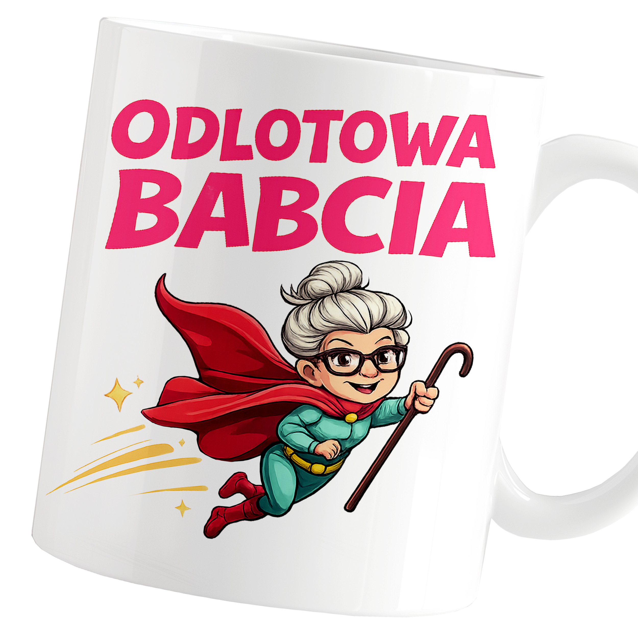 KUBEK DLA BABCI ODLOTOWA BABCIA DZIEŃ BABCI PREZENT OD WNUKA