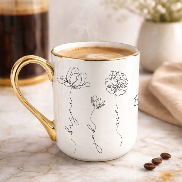 KUBEK DLA KOBIETY BRZMI JAK NIE MÓJ PROBLEM KWIATY PREZENT WIOSENNY