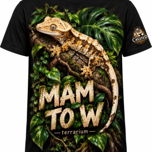 Koszulka męska CRESTED Mam to w Terrarium