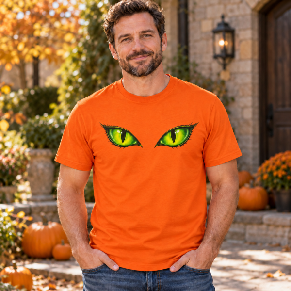 Wizualizacja koszulki Halloween 10 — produkt w użyciu