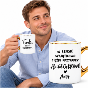 Kubek Tomku jesteś wyjątkowy z miłosnym napisem Ania