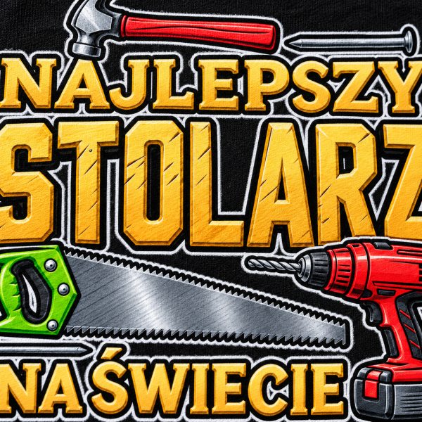 KOSZULKA MĘSKA NAJLEPSZY STOLARZ NA ŚWIECIE PREZENT DLA STOLARZA