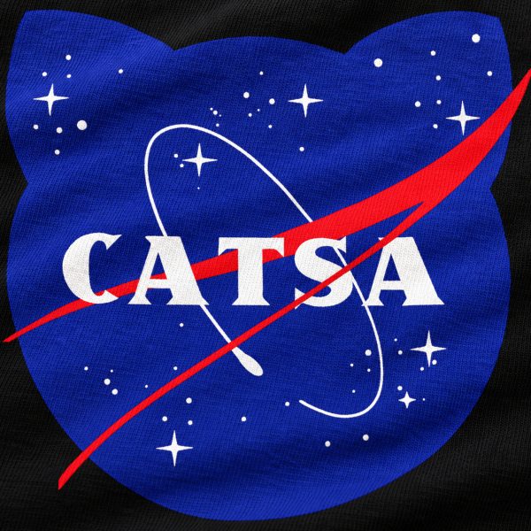 Koszulka damska CATSA kot w kosmosie