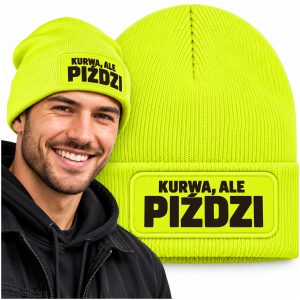 Czapka zimowa K**wa ale piździ – do pracy