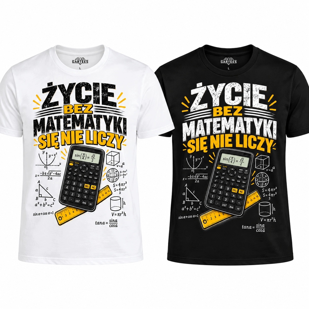 Koszulka męska Życie bez matematyki się nie liczy - obrazek 4