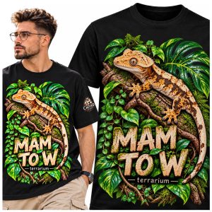 Koszulka męska - Mam to w terrarium - CRESTED KINGDOM PL