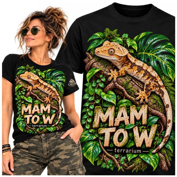 Koszulka damska - Mam to w terrarium - CRESTED KINGDOM PL
