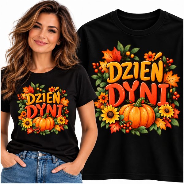 Koszulka damska Dzień Dyni dla nauczycielki
