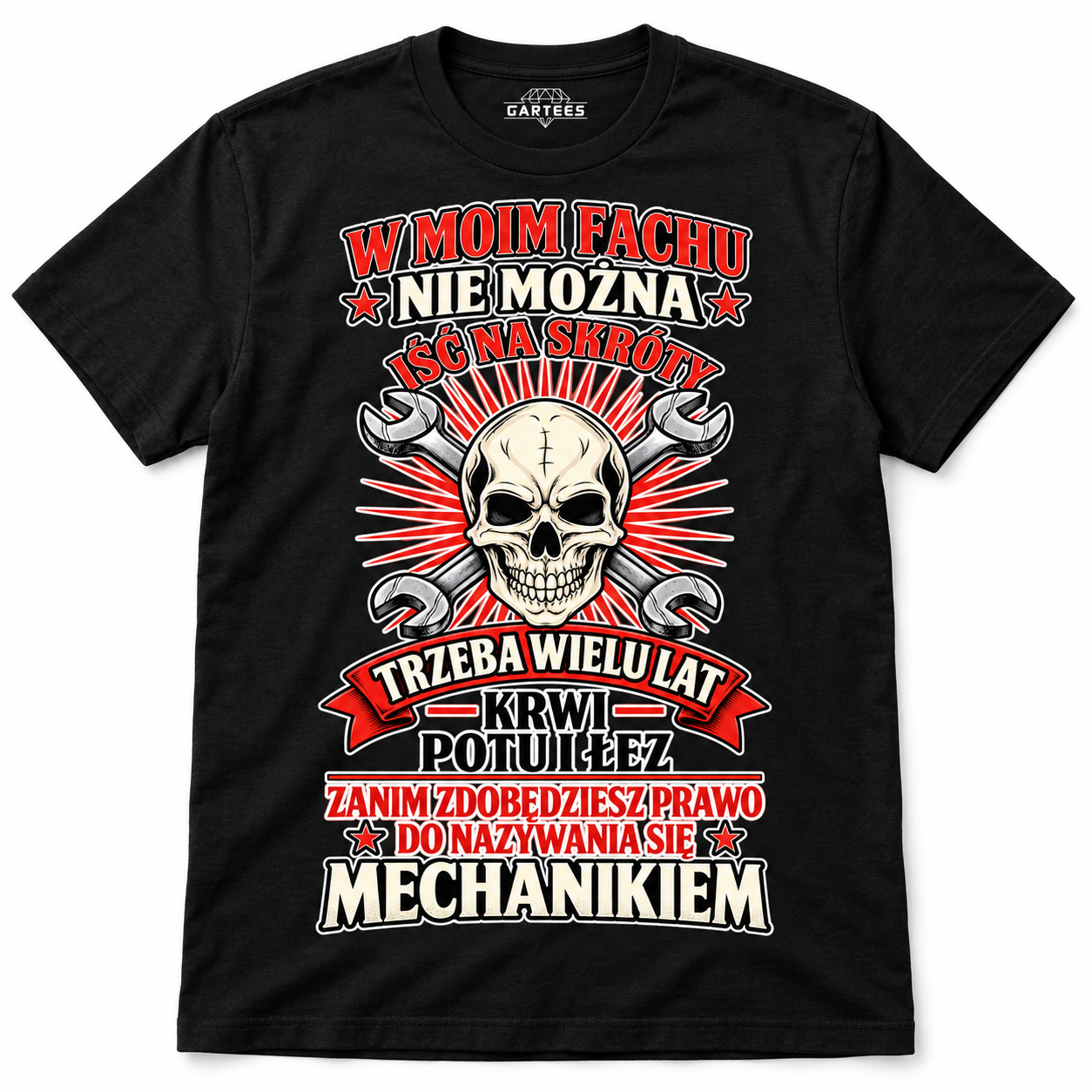 KOSZULKA MĘSKA MECHANIK TRZEBA WIELU LAT PREZENT DO WARSZTATU - obrazek 4