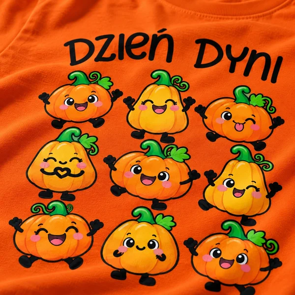 Dzień Dyni — detal nadruku